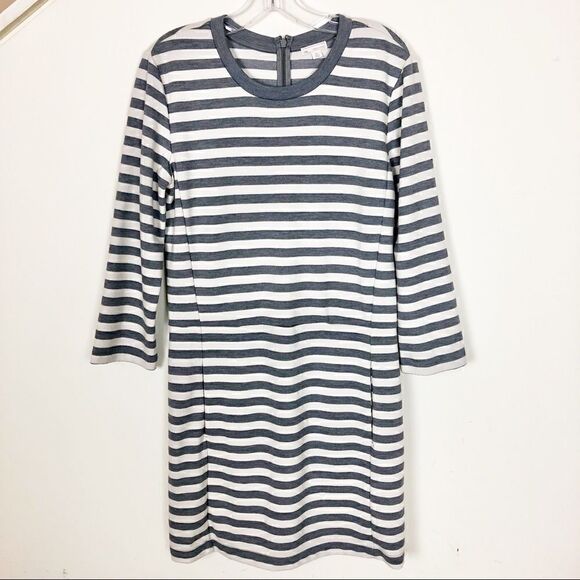 Gap Long Sleeve Striped Dress -Size Medium - Picture 1 of 7